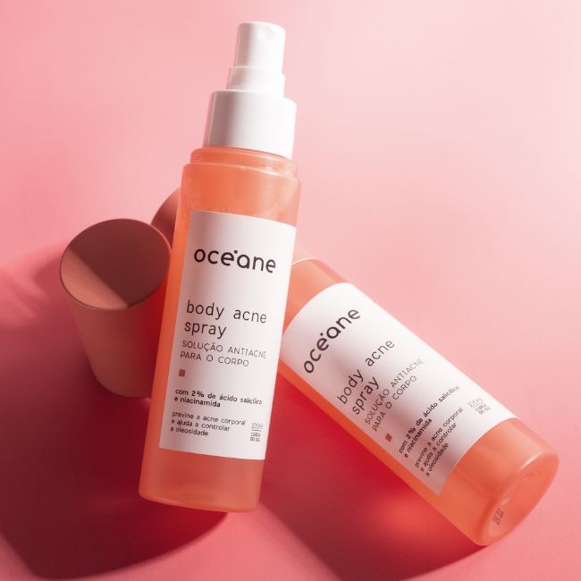 Body Acne Spray produto perfeito para as espinhas corporais