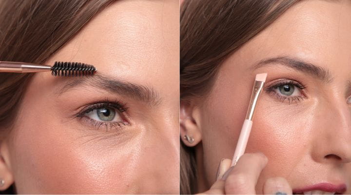 pincéis para sombrancelha