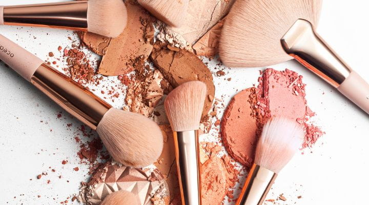 pincéis de maquiagem