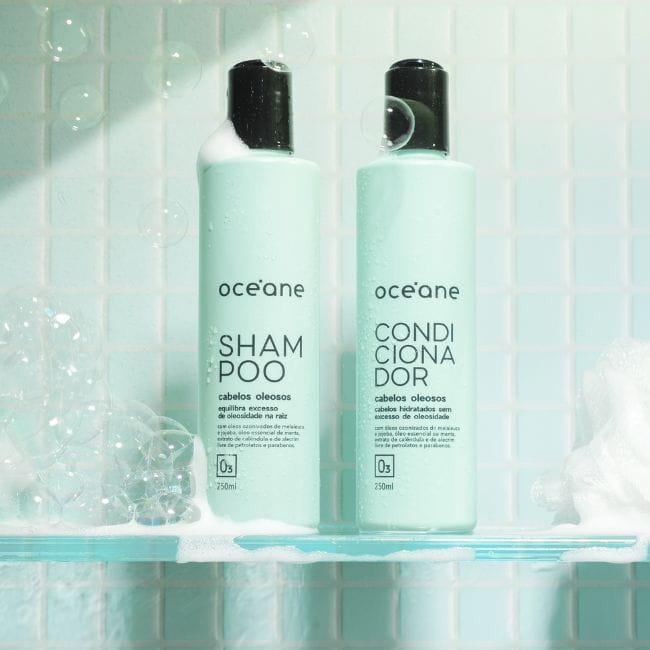shampoo e condicionador simbolizando o detox capilar