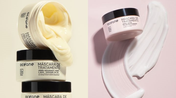 Kit de máscara de tratamento capilar com óleos ozonizados