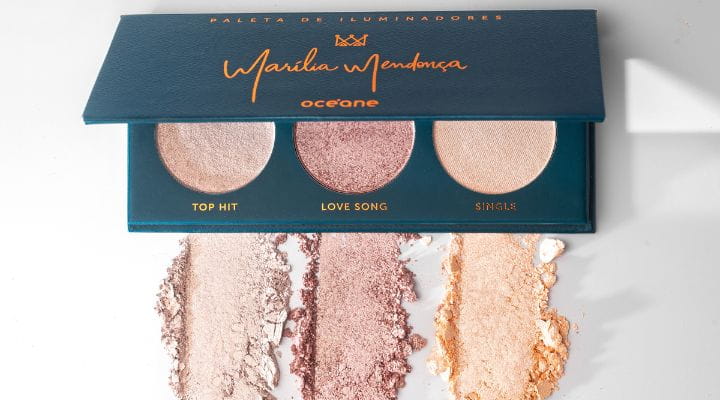 paleta de maquiagens inspirada no signo de peixes