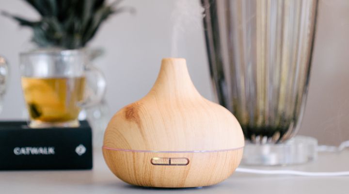 imagem de um difusor de aromas instalado na casa