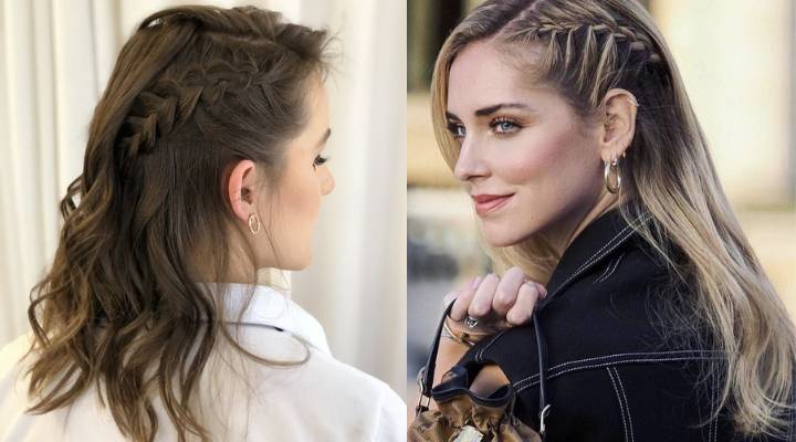 modelos com penteado em trança