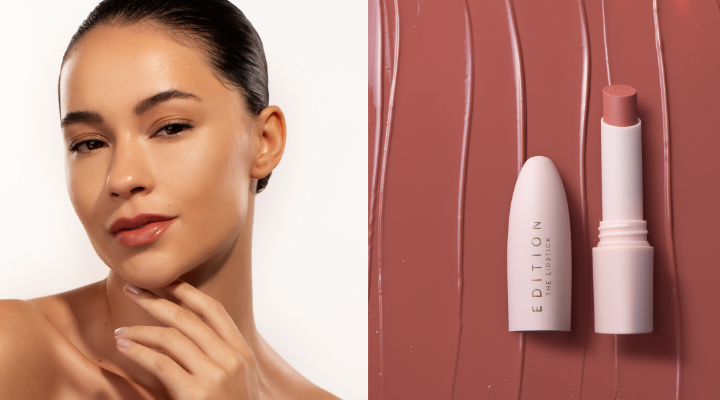 Modelo com batom bellini