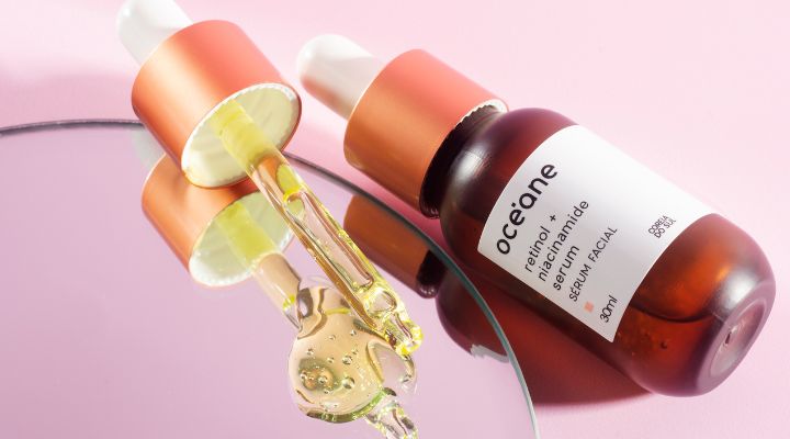 produto retinol aberto