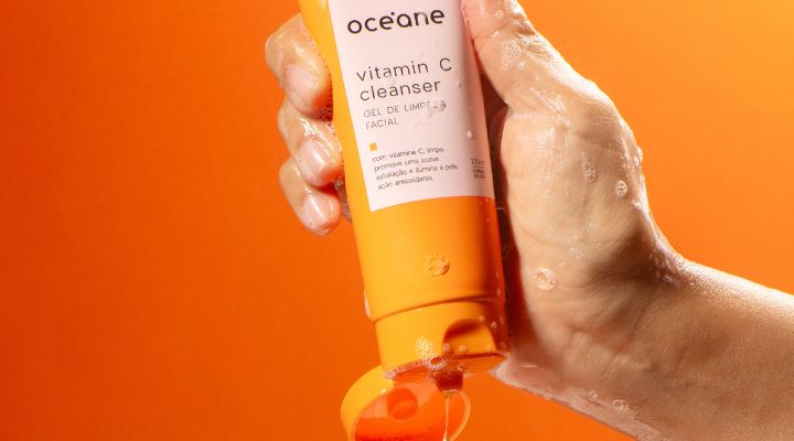 Gel de limpeza facial Vitamina C Oceane