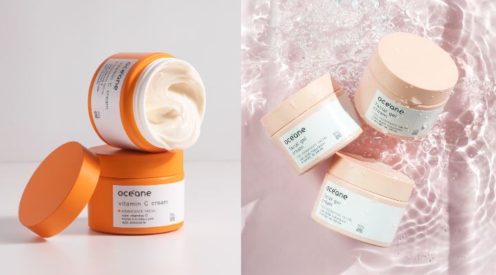 Creme de vitamina C para cuidados com a pele