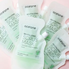 embalagem da máscara facial de chá verde